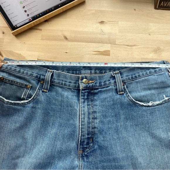 Carhartt relaxed fit distressed straight leg jeans size 38x32 - Picture 15 of 16